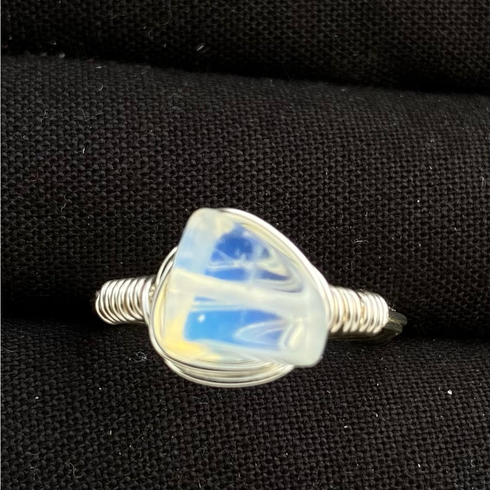 Crystal ring.